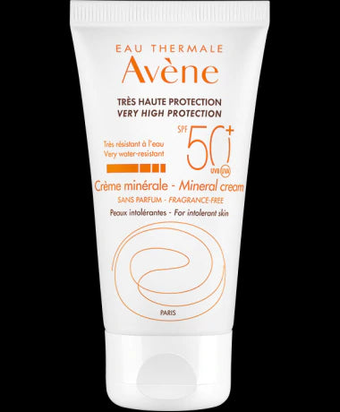 Avène Solar Cream SPF50+ Mineral - 50 ml - Healtsy