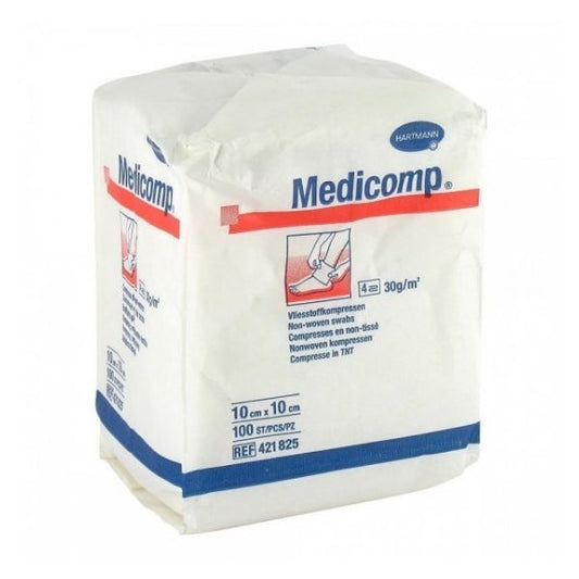 Medicomp Compress - 10x10cm (x100 units) - Healtsy