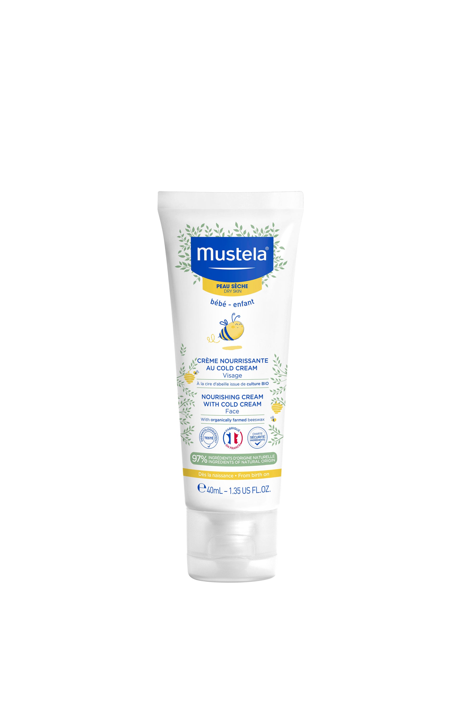 Mustela Baby Nutri Cream Cold Face Protector - 40ml - Healtsy