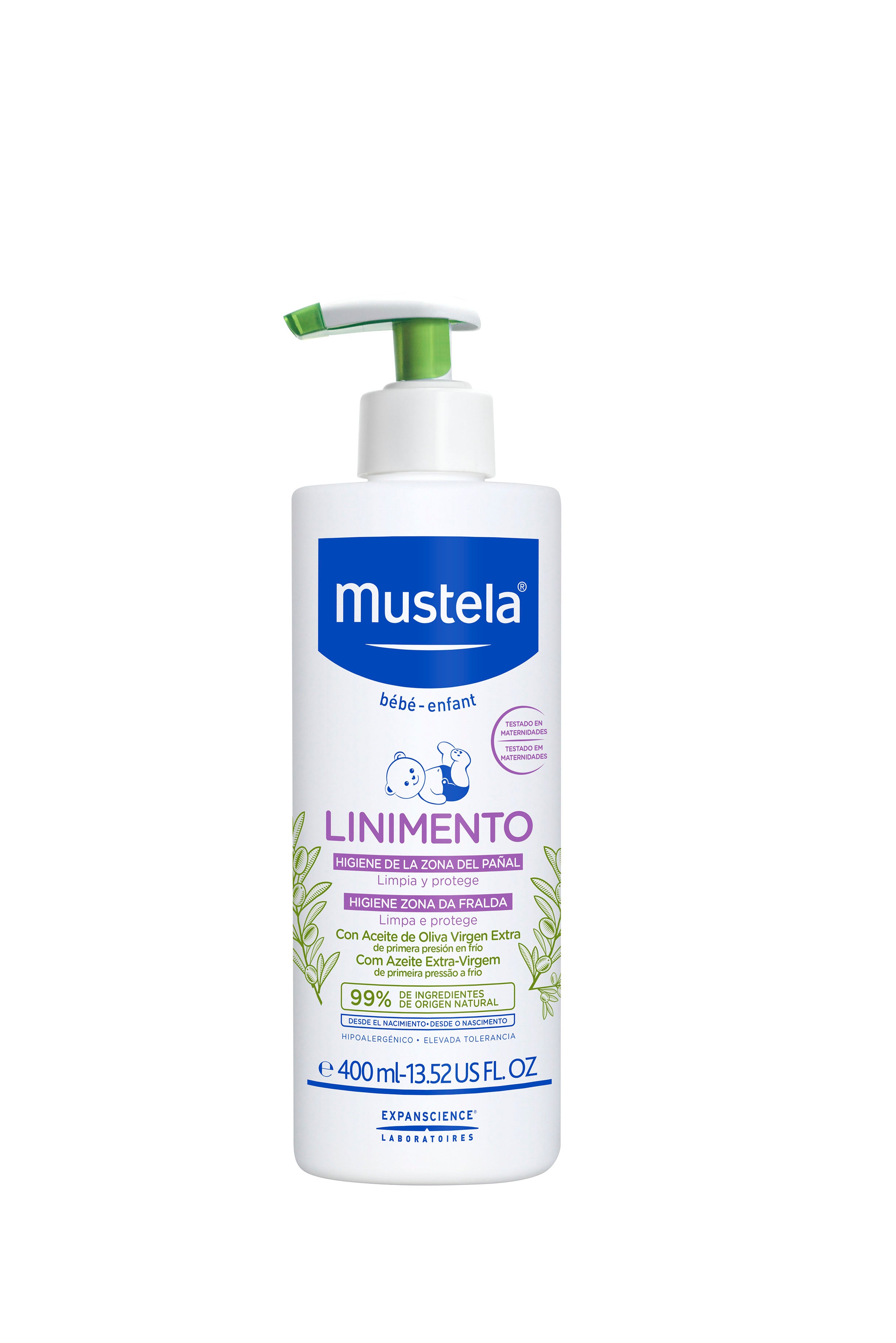 Mustela Liniment Hygiene Diaper Zone - 400ml - Healtsy