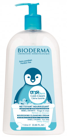 ABCDerm Cold-Cream Cleansing Cream  - 1L - Healtsy