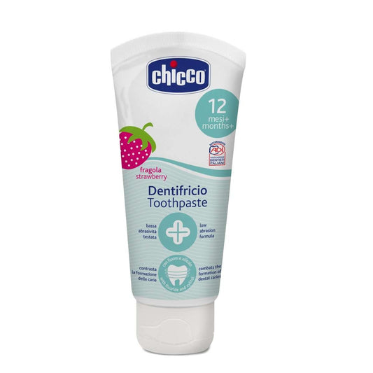 Chicco Toothpaste_ Strawberry_ 12m+ - Healtsy