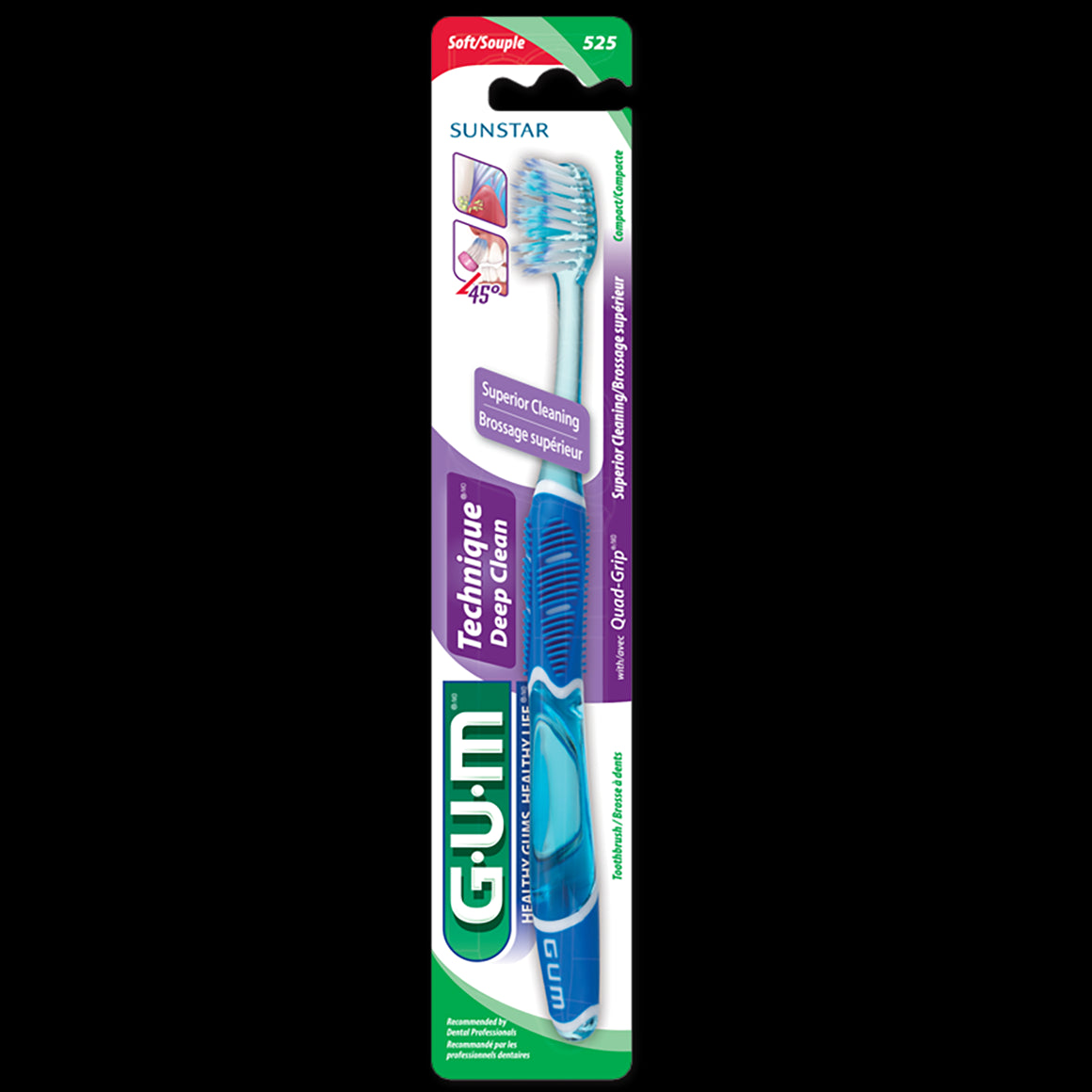 Gum Technique Pro Toothbrush 525 Compact_ Smooth - Healtsy