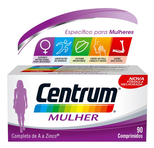 Centrum Woman Coated Tablets (x90 units) - Healtsy