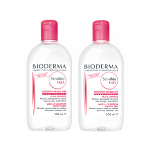Sensibio Bioderma Micellar Solution H2O 500ml (DUO) - Healtsy