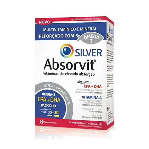 Absorvit Silver Tablets (x30 units) + Capsules (x30 units) - Healtsy