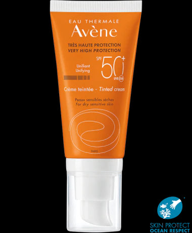 Avène Solar Cream SPF 50+ w/ Color - 50 ml - Healtsy