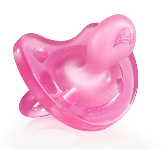 Chicco Pacifier Physio Soft Silicone Pink_ 6-12months - Healtsy