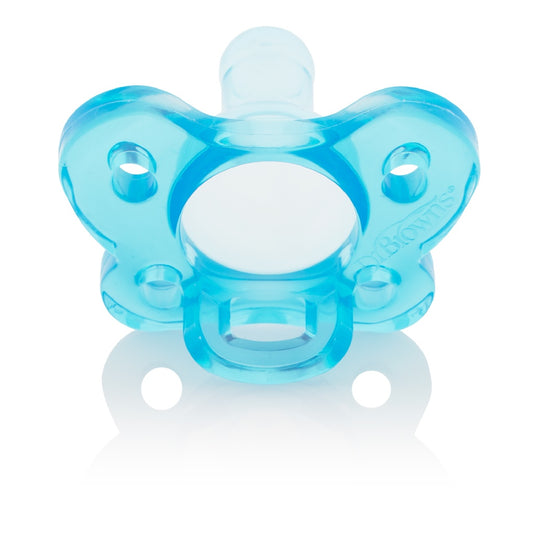 Dr Browns Silicone Pacifier_ 0-6m_Blue - Healtsy