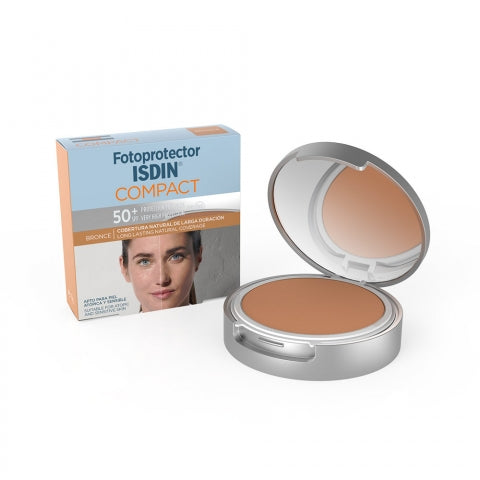 Fotoprotector Isdin Compact Bronze SPF50 + - Healtsy