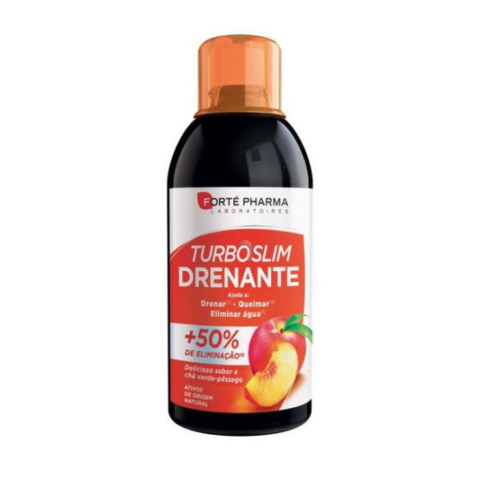 Turboslim Drenant Oral Solution Green Tea/Peach - 500ml - Healtsy