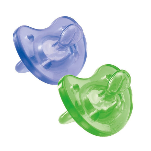 Chicco Pacifier Physio Sof Silicone Neutral 12m+ (x 1 Pacifier) - Healtsy