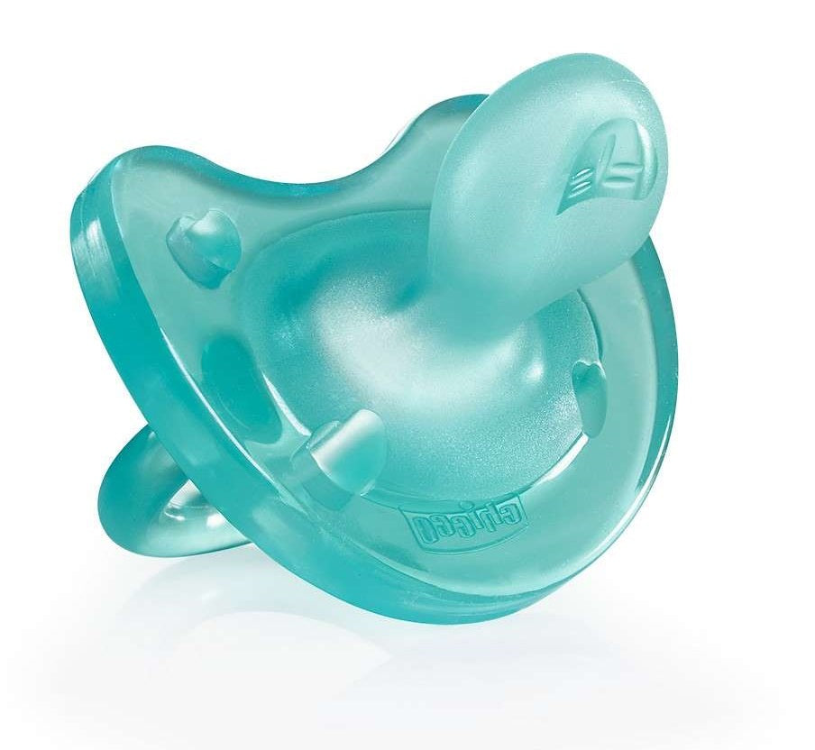 Chicco Pacifier Physio Soft Silicone Blue 0-6months - Healtsy