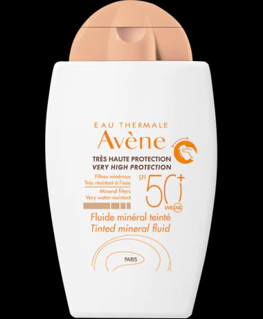 Avène Solar Mineral SPF50+ Fluid w/ Color - 40 ml - Healtsy