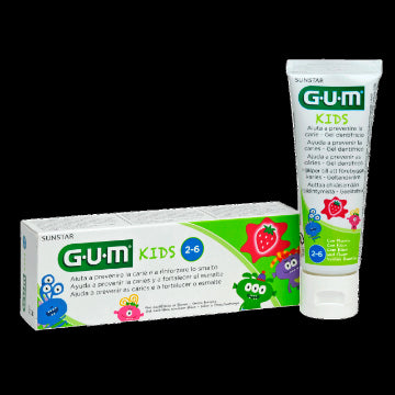 Gum Kids Toothpaste Strawberry - 50ml - Healtsy