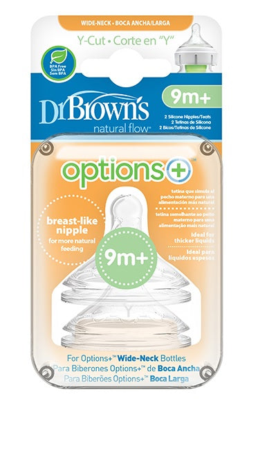 Dr Browns Wide Teat Y (x2 units) - Healtsy