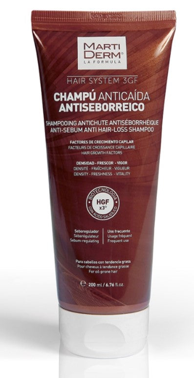 Hair System Antisebum Anti Hair-Loss Shampoo - 200 ml - Healtsy