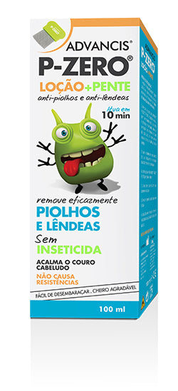 Advancis P Zero Lice Lotion - 100ml + Comb - Healtsy