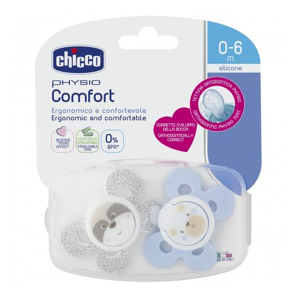 Chicco Pacifier Physio Comfort Boy_0-6months - Healtsy