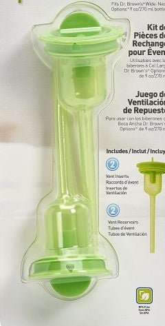 Dr Browns Options + Ventilation Kit Replacement Wide Bottle - Healtsy