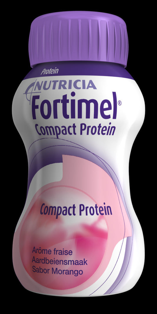 Fortimel Compact Protein Strawberry - 125ml (x4 units) - Healtsy