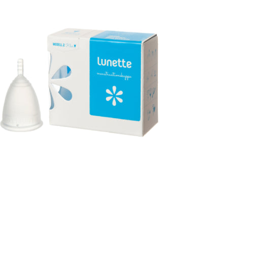 Lunette Clear Menstrual Cup_ Size 2 - 30ml - Healtsy