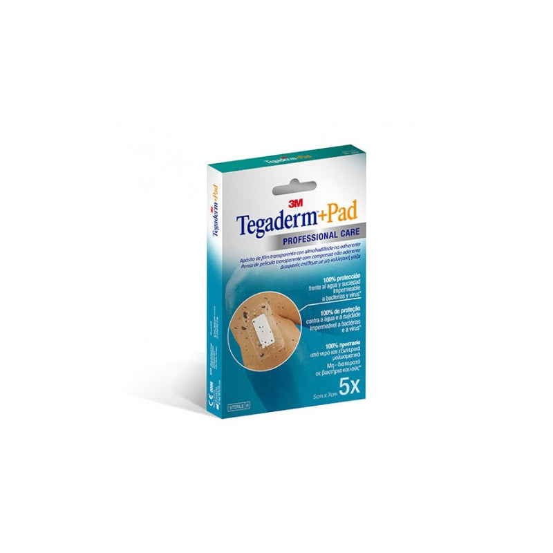 Tegaderm + Pad Pad - 5x7cm (x5 units) - Healtsy