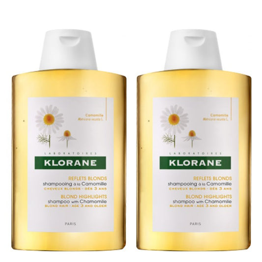 Klorane Hair Shampoo Chamomile - 400ml (Duo) - Healtsy