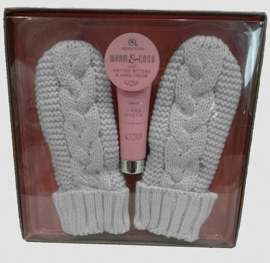 Gift Glove Gray + Hand Cream Aroma Home - Healtsy