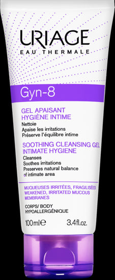 Uriage Gyn-8 Intimate Hygiene Soothing Cleansing Gel - 100ml - Healtsy