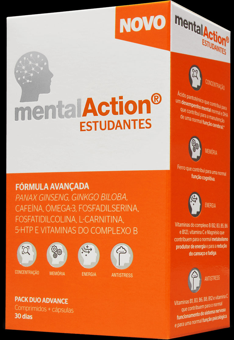 Mentalaction Student Pills (x30 units) + Capsules (x30 units) - Healtsy