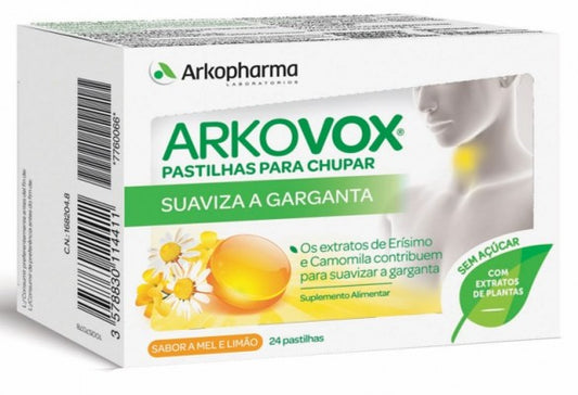 Arkovox Honey Lemon Lozenges (x24 units) - Healtsy