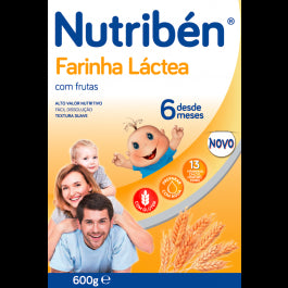 Nutriben Milk Flour With Fruits - 600g - Healtsy
