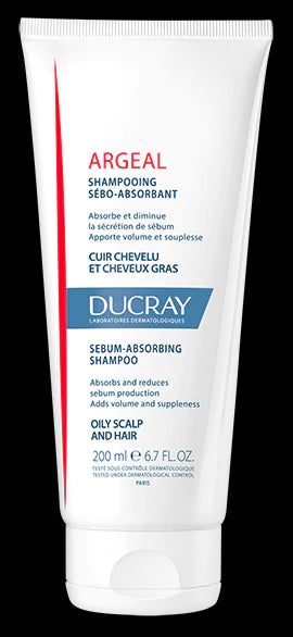 Ducray Argeal Sebo-absorbent shampoo - 200ml - Healtsy