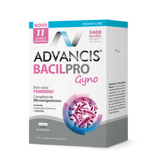 Advancis Bacilpro Gyno Capsules (x20 units) - Healtsy