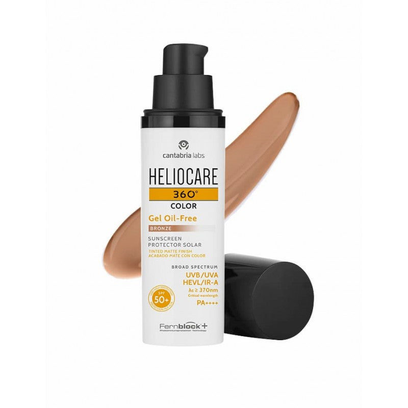 Heliocare 360º Color Gel Oil-Free SPF 50+ - Bronze - 50ml - Healtsy