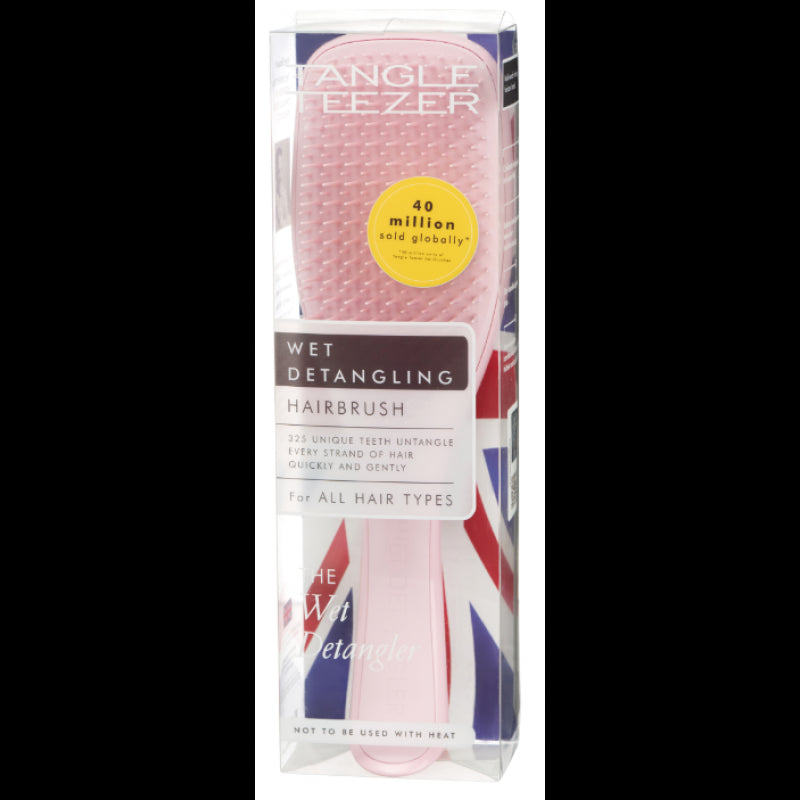 Tangle Teezer Brush Wet Hair Detangler Pink - Healtsy