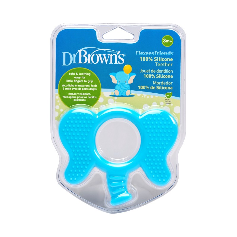 Dr Browns Flexees Teether Elephant_ 3 months + - Healtsy