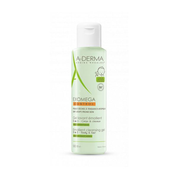 EXOMEGA CONTROL EMOLLIENT FOAMING GEL BODY AND FACE 500 ml - Healtsy