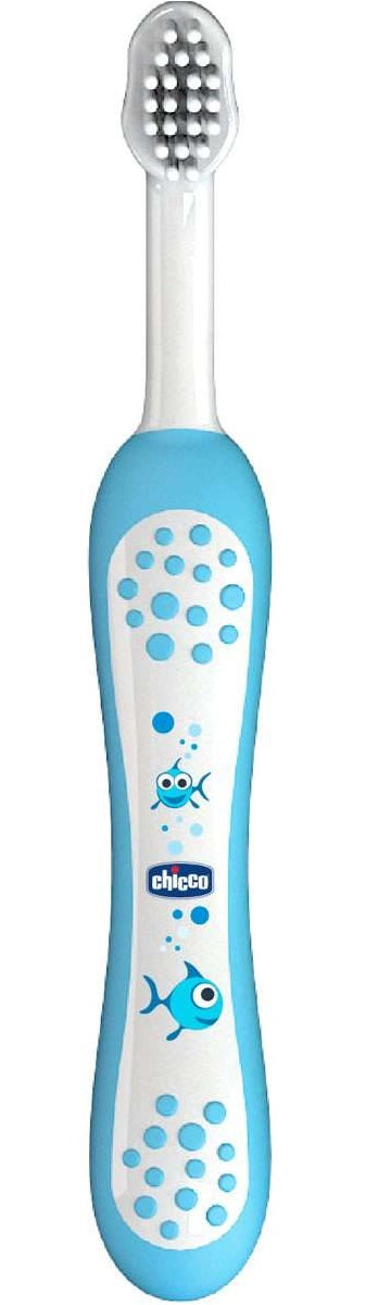 Chicco Toothbrush Leite_Azul _6-36months - Healtsy