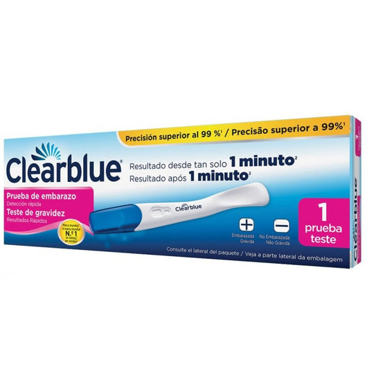 Clearblue Pregnancy Test 1minute (x1 unit) - Healtsy