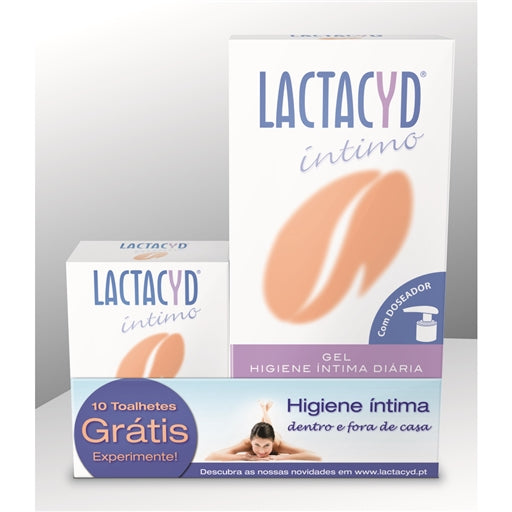 Lactacyd Intimo Emulsion - 400ml + Wipes (x10 units) - Healtsy