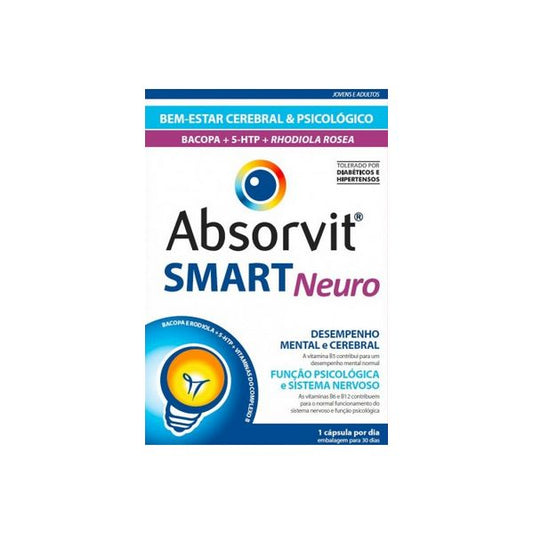 Absorvit Smart Neuro Capsules (x30 units) - Healtsy