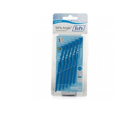 Original Tepe Intermediate Brush 0.6mm Blue (x6 units) - Healtsy