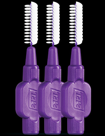 Original Tepe Intermediate Brush 1.1mm Purple (x6pcs) - Healtsy