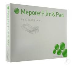 Mepore Film & Pad Transparent Dressing - 5x7cm (x5 pcs) - Healtsy