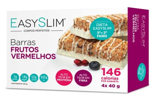 Easyslim Red Fruit Bars - 40g (x4 units) - Healtsy