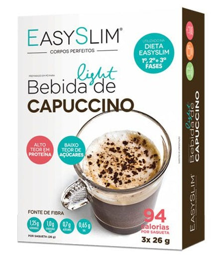 Easyslim Cappucino Drink Sachets - 26g (x3 units) - Healtsy