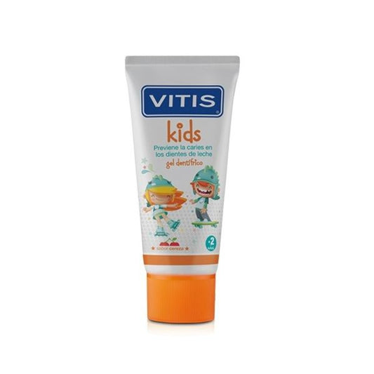 Vitis Kids Cherry Toothpaste Gel - 50ml - Healtsy