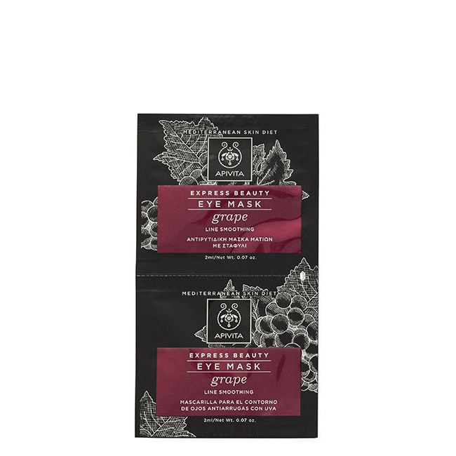 Apivita Express Beauty Grape Eye Wrinkle Mask - 2ml (x2 units) - Healtsy